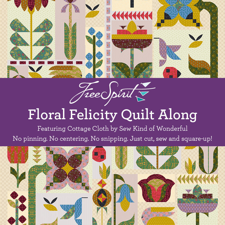 Floral Felicity Block of the Month – Mashe Modern Fabric and Quilting