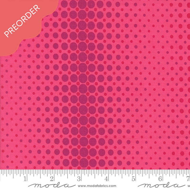 V & Co Color Crush Vibes Dots Popsicle Pink Fabric