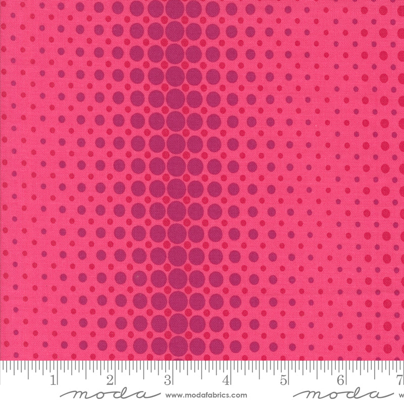 V & Co Color Crush Vibes Dots Popsicle Pink Fabric