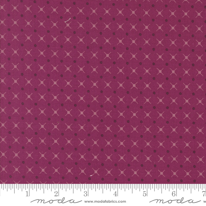 V & Co Color Crush X and O Magenta Fabric