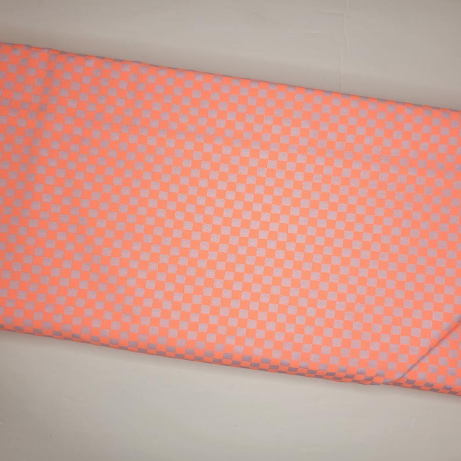 Tula Pink Untamed Check Please Lunar Orange Fabric