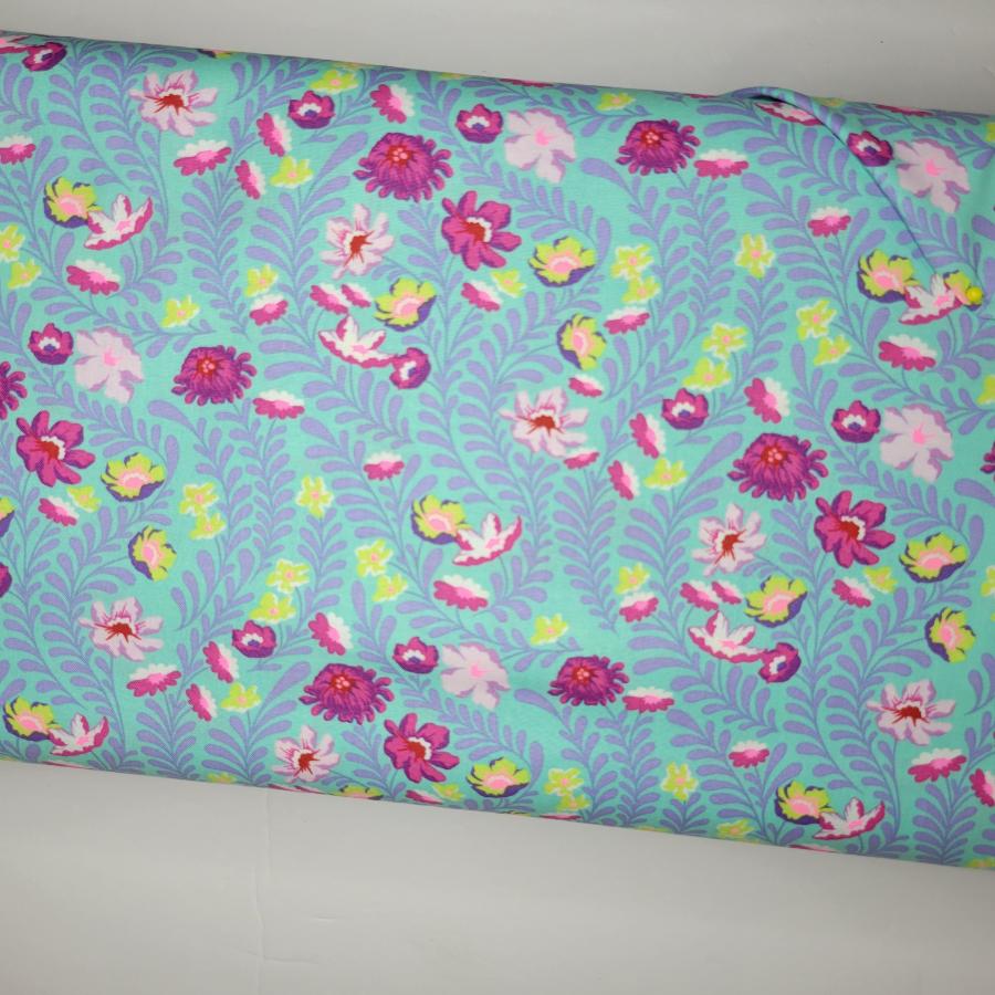 Tula Pink Untamed Flowerfield Cosmic Purple Fabric