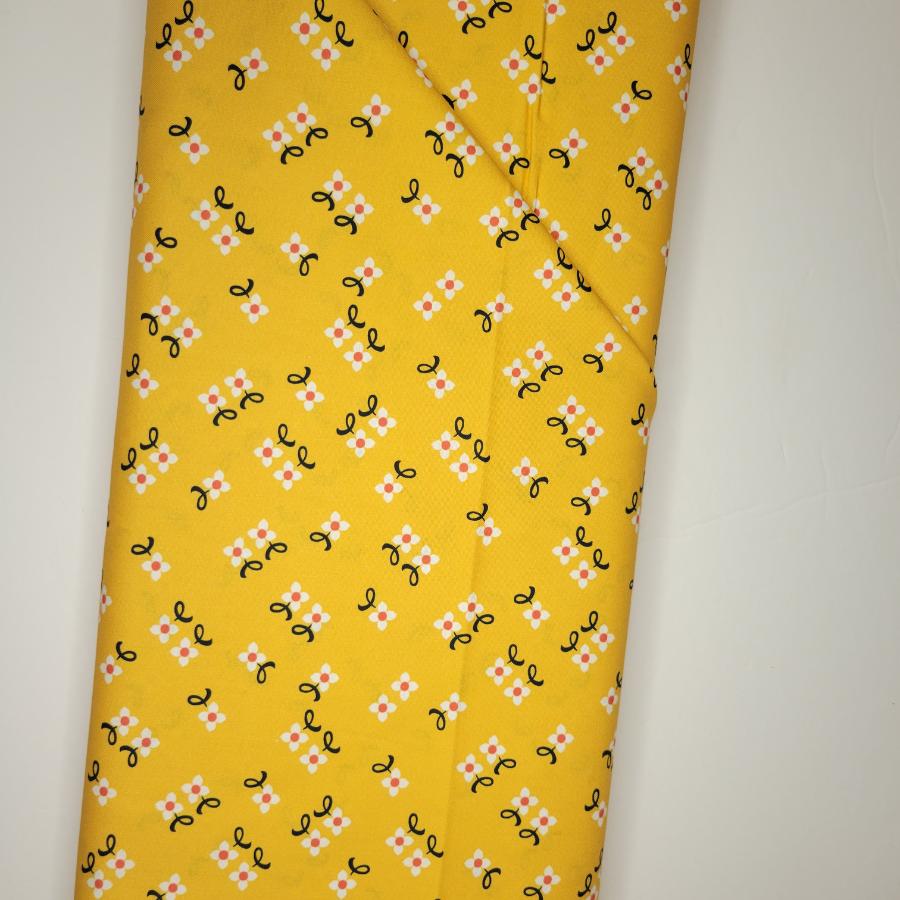 Denyse Schmidt Pretty Things Felicity Glow Yellow Floral Fabric