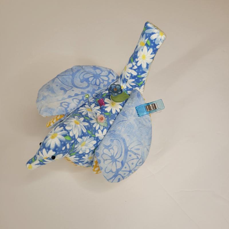 Blue Bird Pin Cushion - Handmade