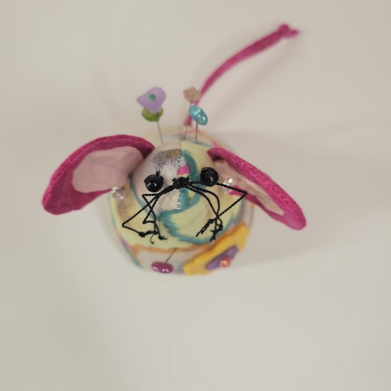 Curious Mouse Cushion - Handmade