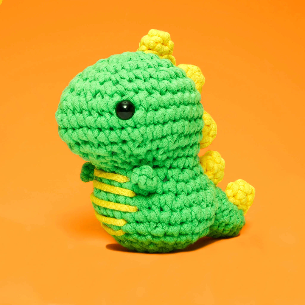 Dinosaur Crochet Kit for Beginners by The Woobles