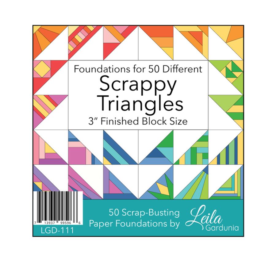 Scrappy Triangles 3" Foundation Paper Pad - 50 Different Triangle Patterns