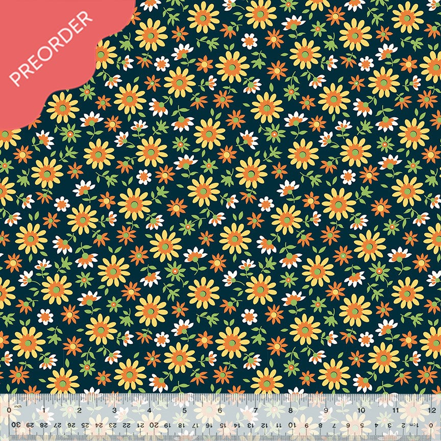 Denyse Schmidt Pretty Things Bella Glow Yellow Floral Fabric