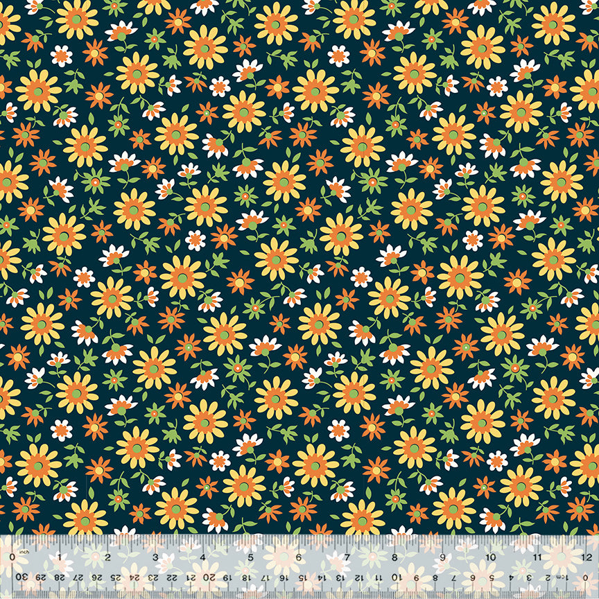 Denyse Schmidt Pretty Things Bella Glow Yellow Floral Fabric