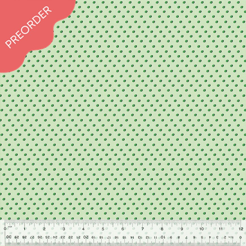 Denyse Schmidt Pretty Things Dot Texture Green Fabric