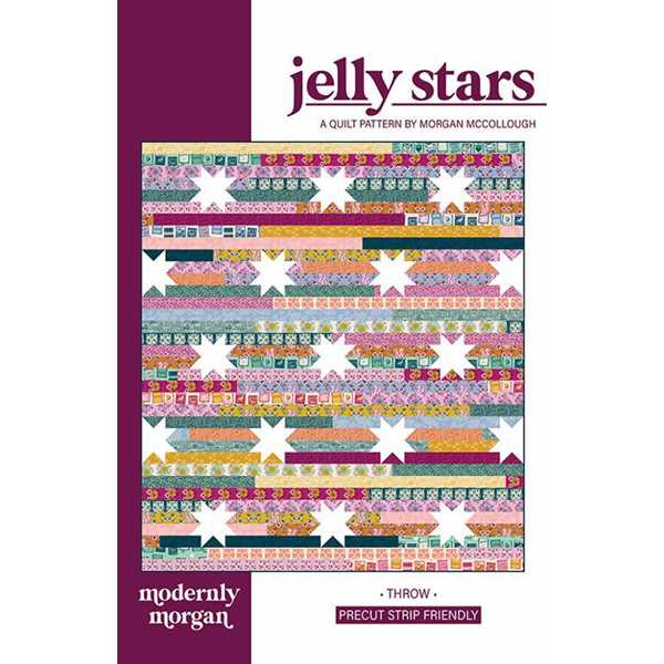 Jelly Stars Quilt Pattern by Modernly Morgan