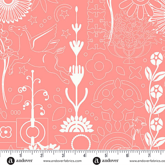 Alison Glass Sunprint 2025 Cameo Piglet Pink Fabric