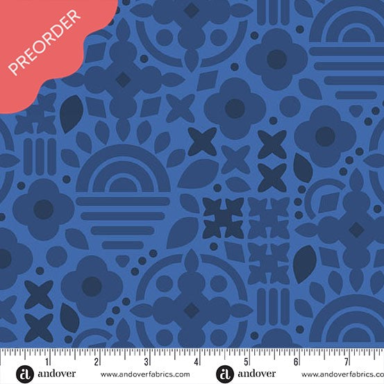 Alison Glass Sunprint 2025 This and That Navy Blue Fabric