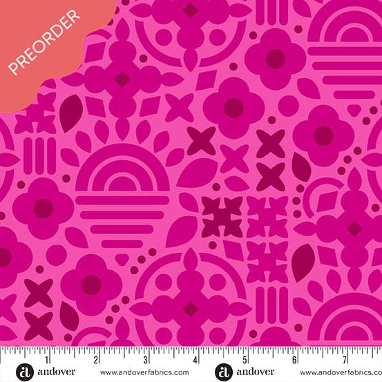 Alison Glass Sunprint 2025 This and That Cosmos Pink Fabric