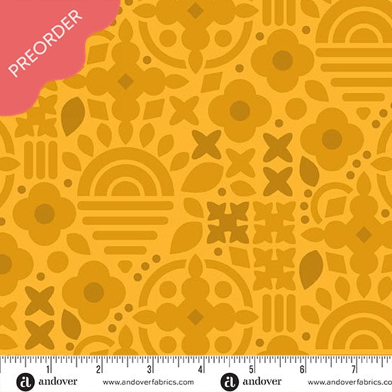 Alison Glass Sunprint 2025 This and That Marigold Yellow Fabric