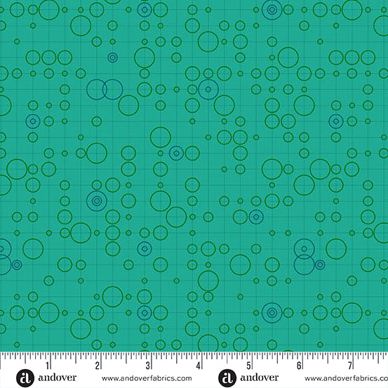 Giucy Giuce 40 Molecules Carpet Teal Fabric