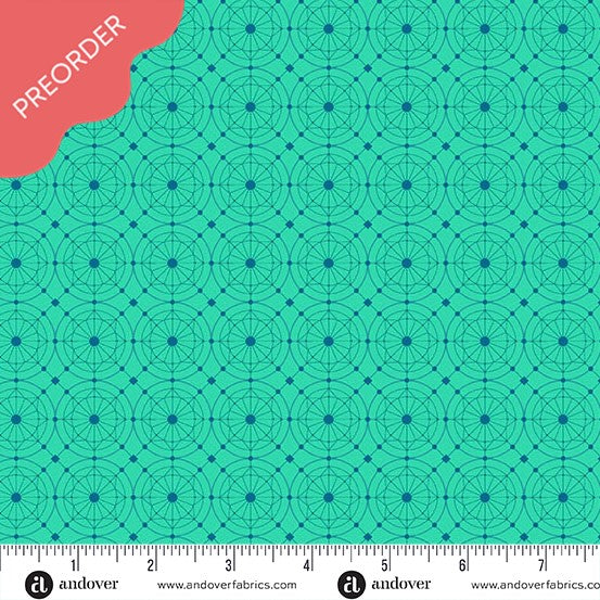 Giucy Giuce 40 Buttons Trapper Keeper Teal Fabric