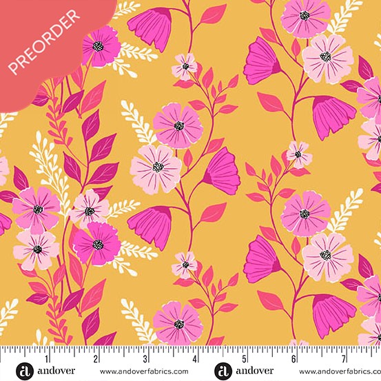 Stephanie Organes Memories Unfold Martha's Vineyard Saffron Fabric