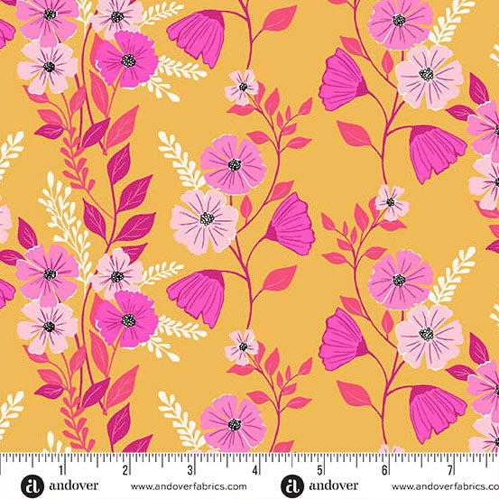 Stephanie Organes Memories Unfold Martha's Vineyard Saffron Fabric