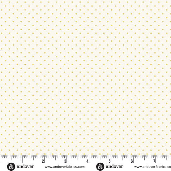 Edyta Sitar Poppy Seeds Cat's Eye Cream Dot Fabric