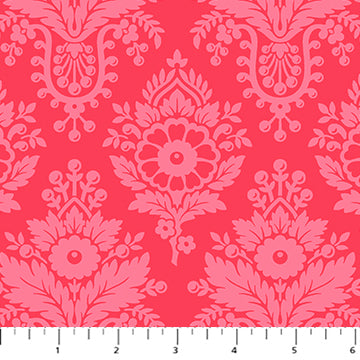 Heather Bailey Full Bloom Lulu Coral Fabric