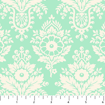 Heather Bailey Full Bloom Sky Aqua Fabric