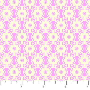 Heather Bailey Full Bloom Posy Lavender Pink Fabric