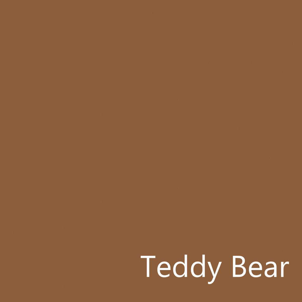 Confetti Cotton Teddy Bear Solid Brown Fabric by Riley Blake