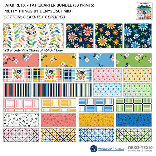 Denyse Schmidt Pretty Things Fat Quarter Bundle 30 Prints