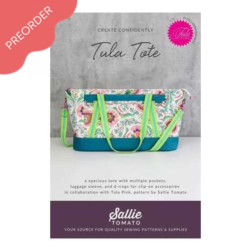 Tula Pink Tote Paper Pattern by Sallie Tomato
