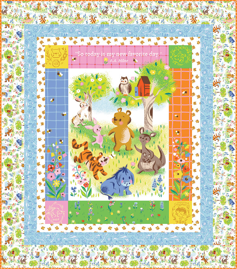 Jill Howarth 100 Aker Woods May Favorite Day Quilt Kit