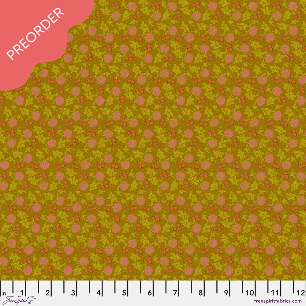 Sew Kind of Wonderful Vintage Cloth Wall Flower Vondel Fabric