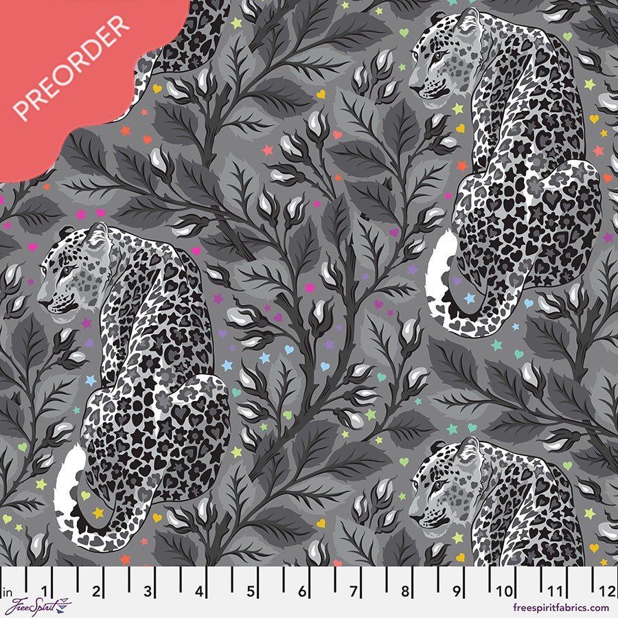 Tula Pink Graywork Birthmark Shadow Fabric