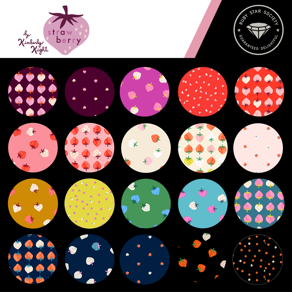 Ruby Star Society Strawberry Fabric Bundle 20 Prints