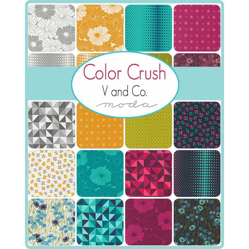 V & Co Color Crush Fabric Bundle 31 Prints