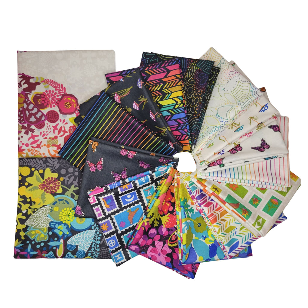 Alison Glass Color Wheel Fabric Bundle 16 Prints