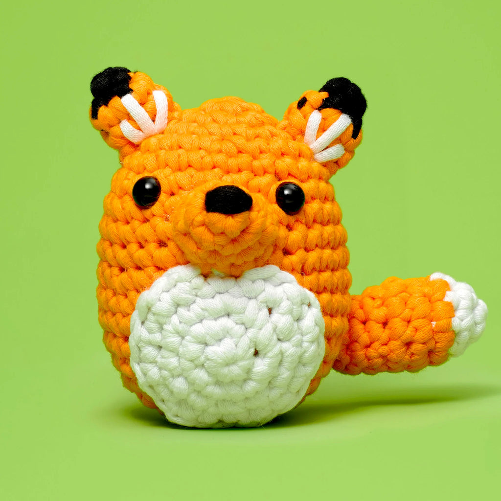 Fox Crochet Kit for Beginners by The Woobles