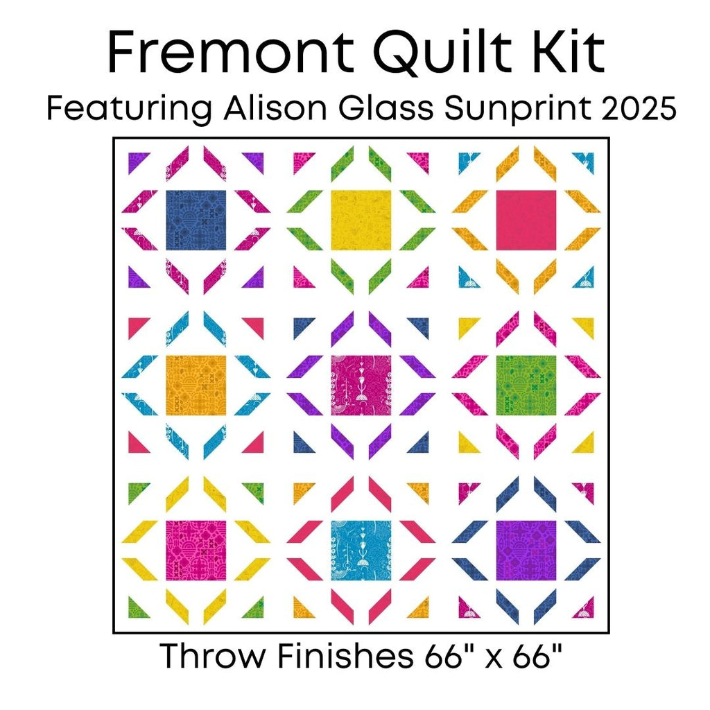 Fremont Quilt Kit with Alison Glass Sunprint 2025 Fabrics