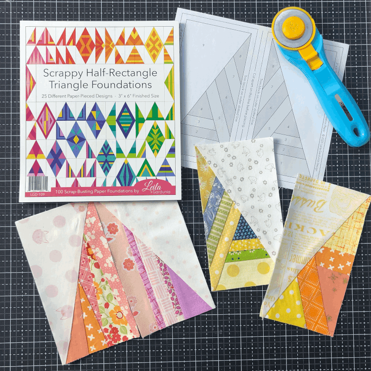 Scrappy Half-Square Triangle Foundation Pad