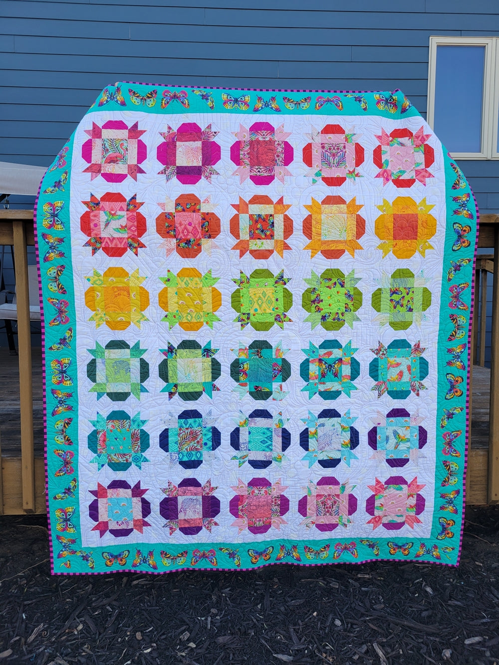 Tula Pink Butterfly Quilt - Sew Sweetness